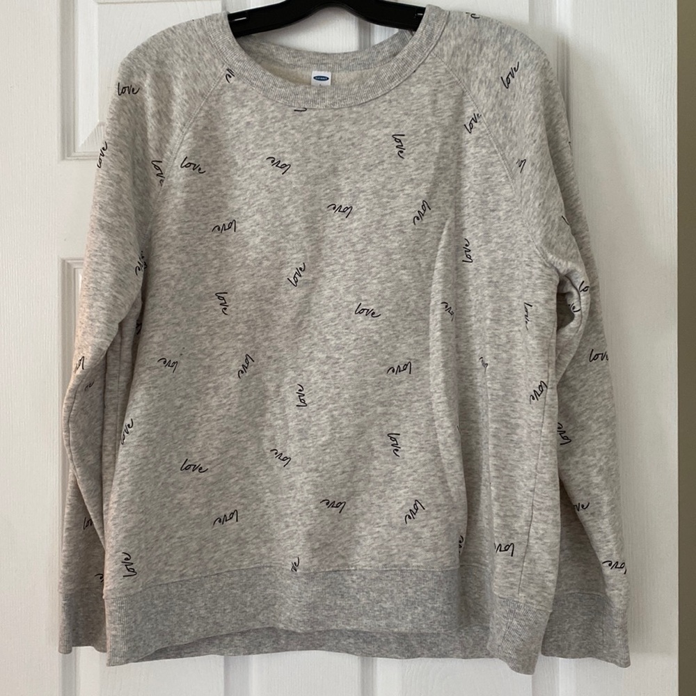 Old Navy “Love” crew neck.